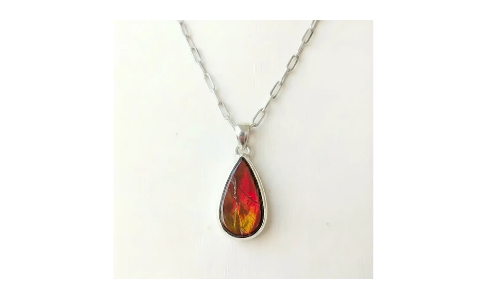 Pendentif Ammonite Naturelle – Argent 925 - Évolution, Protection & Harmonie